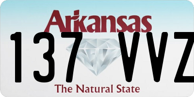 AR license plate 137VVZ