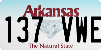 AR license plate 137VWE