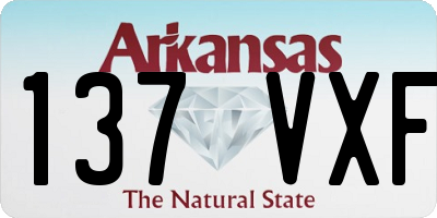 AR license plate 137VXF
