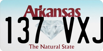 AR license plate 137VXJ
