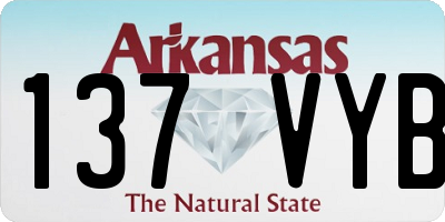 AR license plate 137VYB