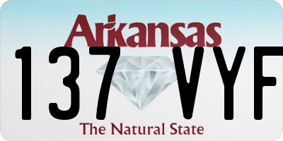 AR license plate 137VYF