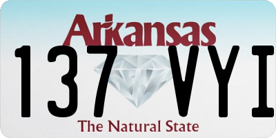 AR license plate 137VYI