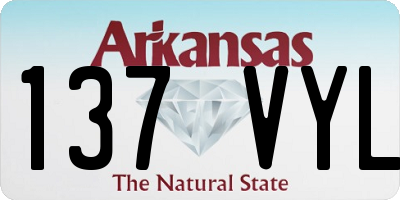 AR license plate 137VYL