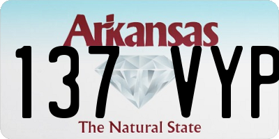 AR license plate 137VYP