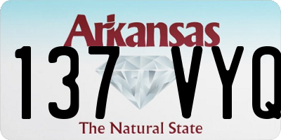AR license plate 137VYQ