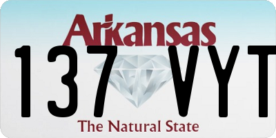 AR license plate 137VYT