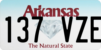AR license plate 137VZE