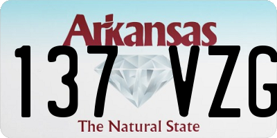 AR license plate 137VZG