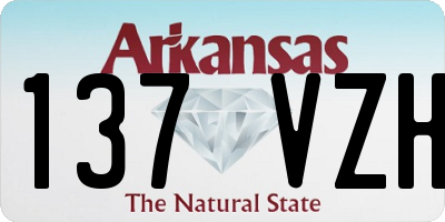 AR license plate 137VZH