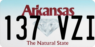 AR license plate 137VZI
