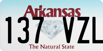 AR license plate 137VZL