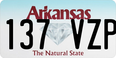 AR license plate 137VZP