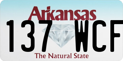 AR license plate 137WCF
