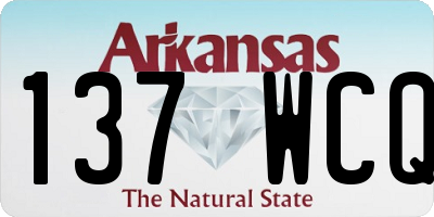 AR license plate 137WCQ
