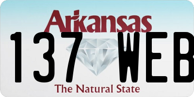AR license plate 137WEB