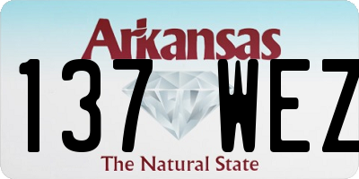 AR license plate 137WEZ