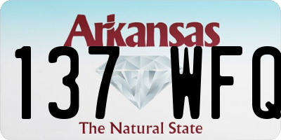 AR license plate 137WFQ