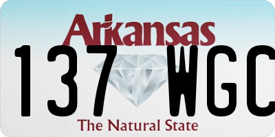 AR license plate 137WGC