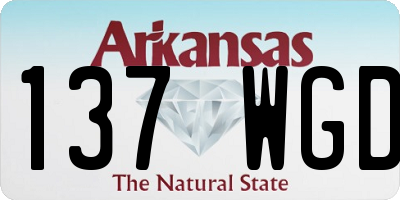 AR license plate 137WGD