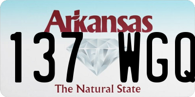 AR license plate 137WGQ