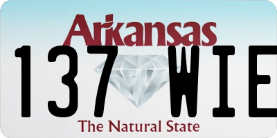 AR license plate 137WIE