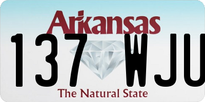 AR license plate 137WJU