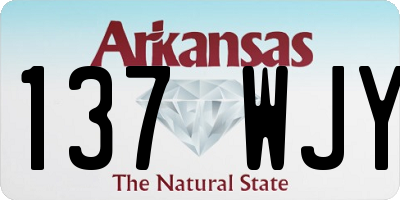 AR license plate 137WJY