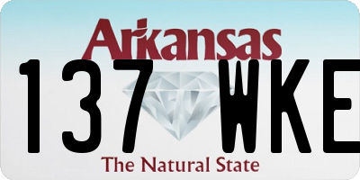 AR license plate 137WKE