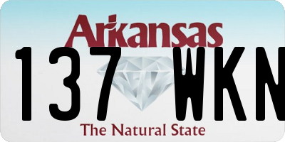 AR license plate 137WKN