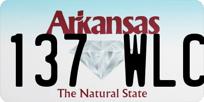 AR license plate 137WLC