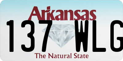 AR license plate 137WLG