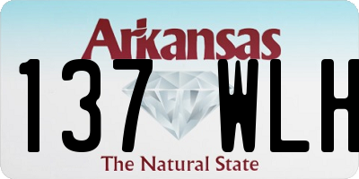 AR license plate 137WLH