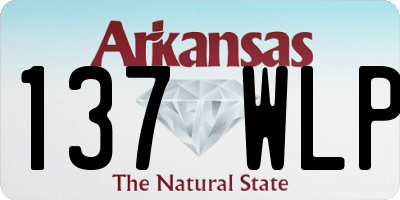 AR license plate 137WLP
