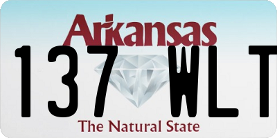 AR license plate 137WLT
