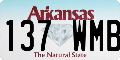 AR license plate 137WMB
