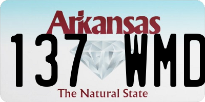 AR license plate 137WMD