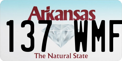 AR license plate 137WMF
