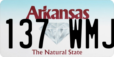 AR license plate 137WMJ