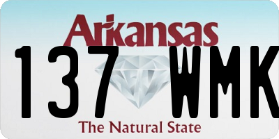 AR license plate 137WMK