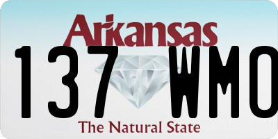 AR license plate 137WMO