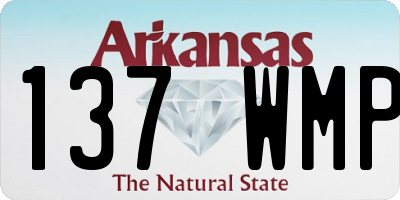 AR license plate 137WMP