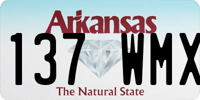 AR license plate 137WMX