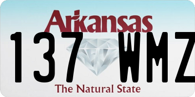 AR license plate 137WMZ