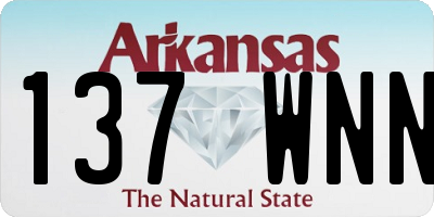 AR license plate 137WNN