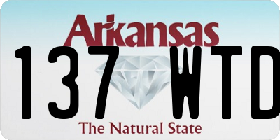 AR license plate 137WTD