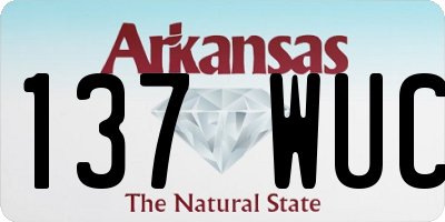 AR license plate 137WUC