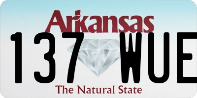 AR license plate 137WUE