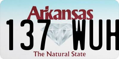 AR license plate 137WUH