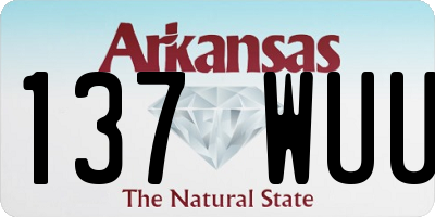 AR license plate 137WUU